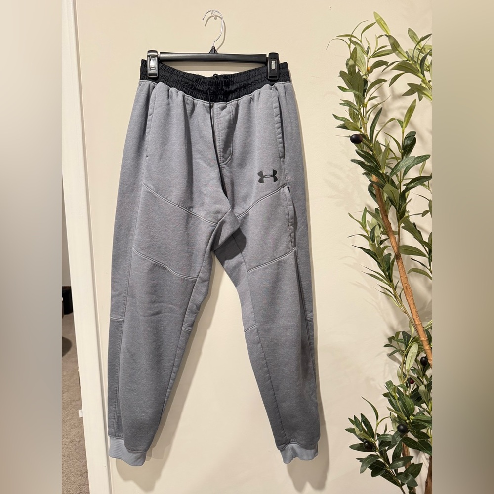 Under Armour Men's Gray Fleece Sweatpants Large